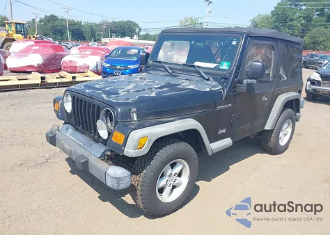 2001 Jeep Wrangler Se z USA, uszkodzony, nr VIN 1J4FA29P41P303563